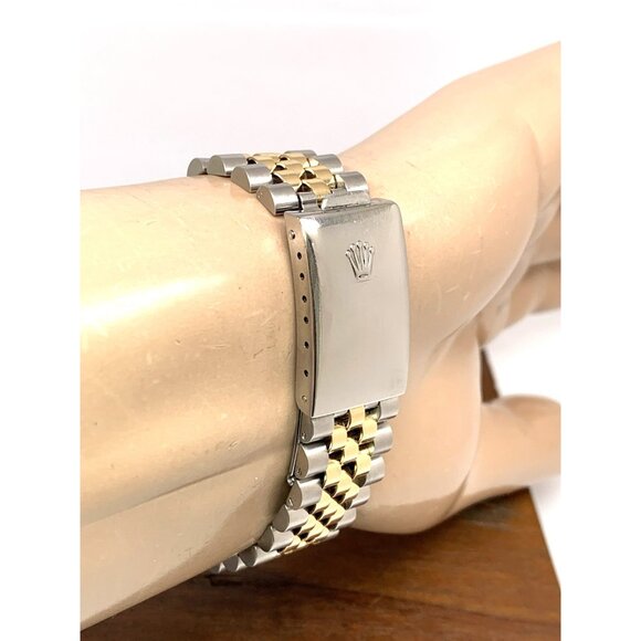 Rolex Datejust Mens Watch 16013 Swiss Automatic Tapestry Dial 1984 Two Tone 36mm - Picture 7 of 13